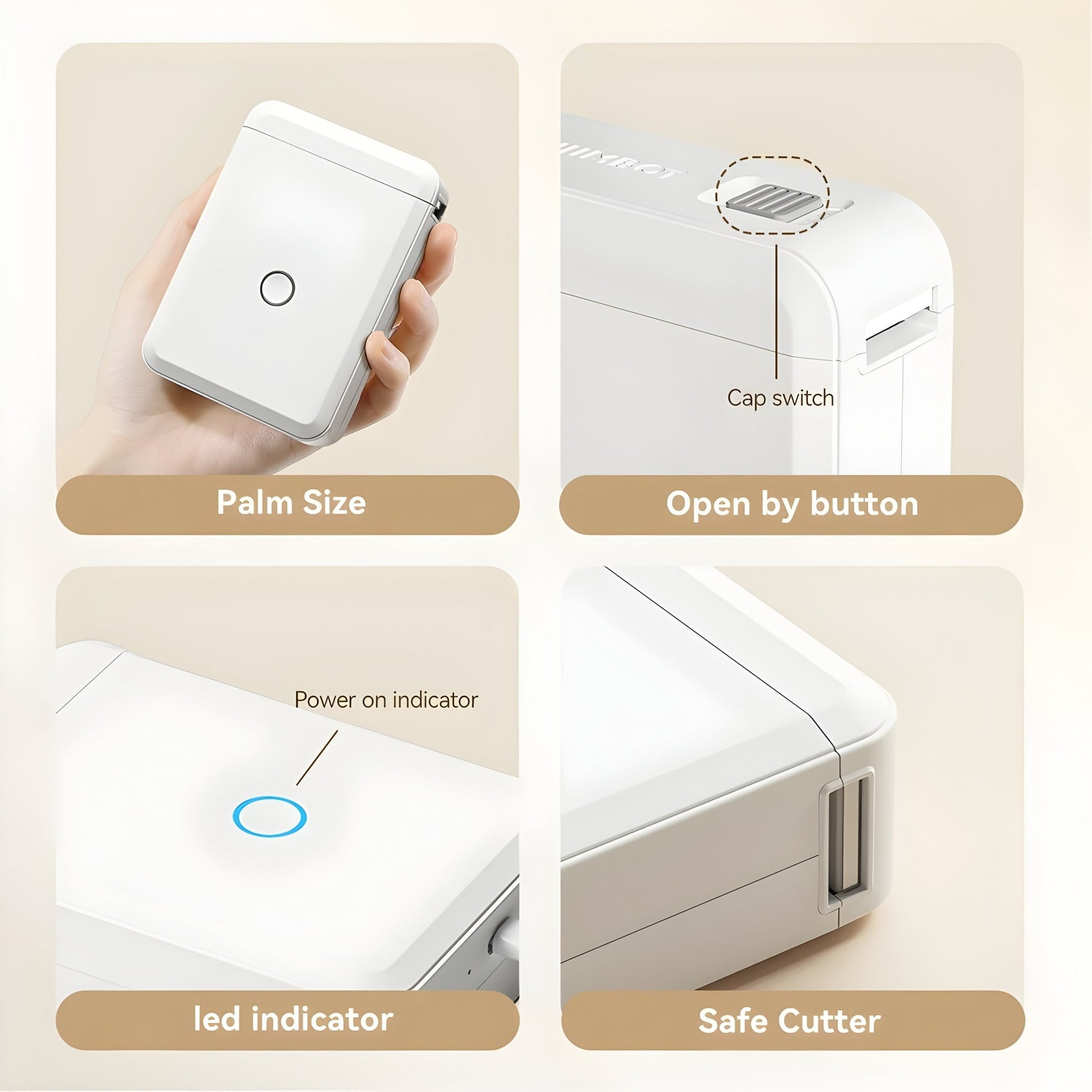 TagIt - Portable Inkless Adhesive Label Printer - VeleHome™