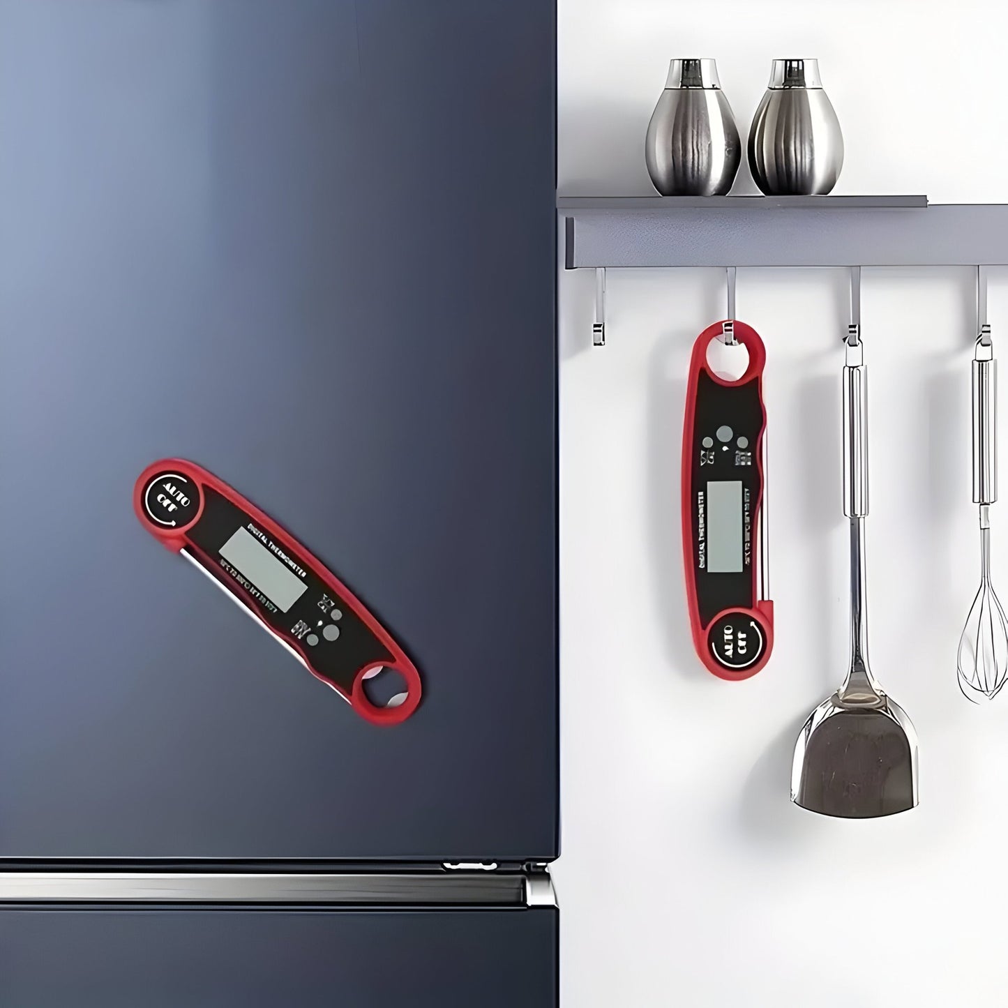 GrillGenius - Foldable Digital Meat Thermometer - VeleHome™