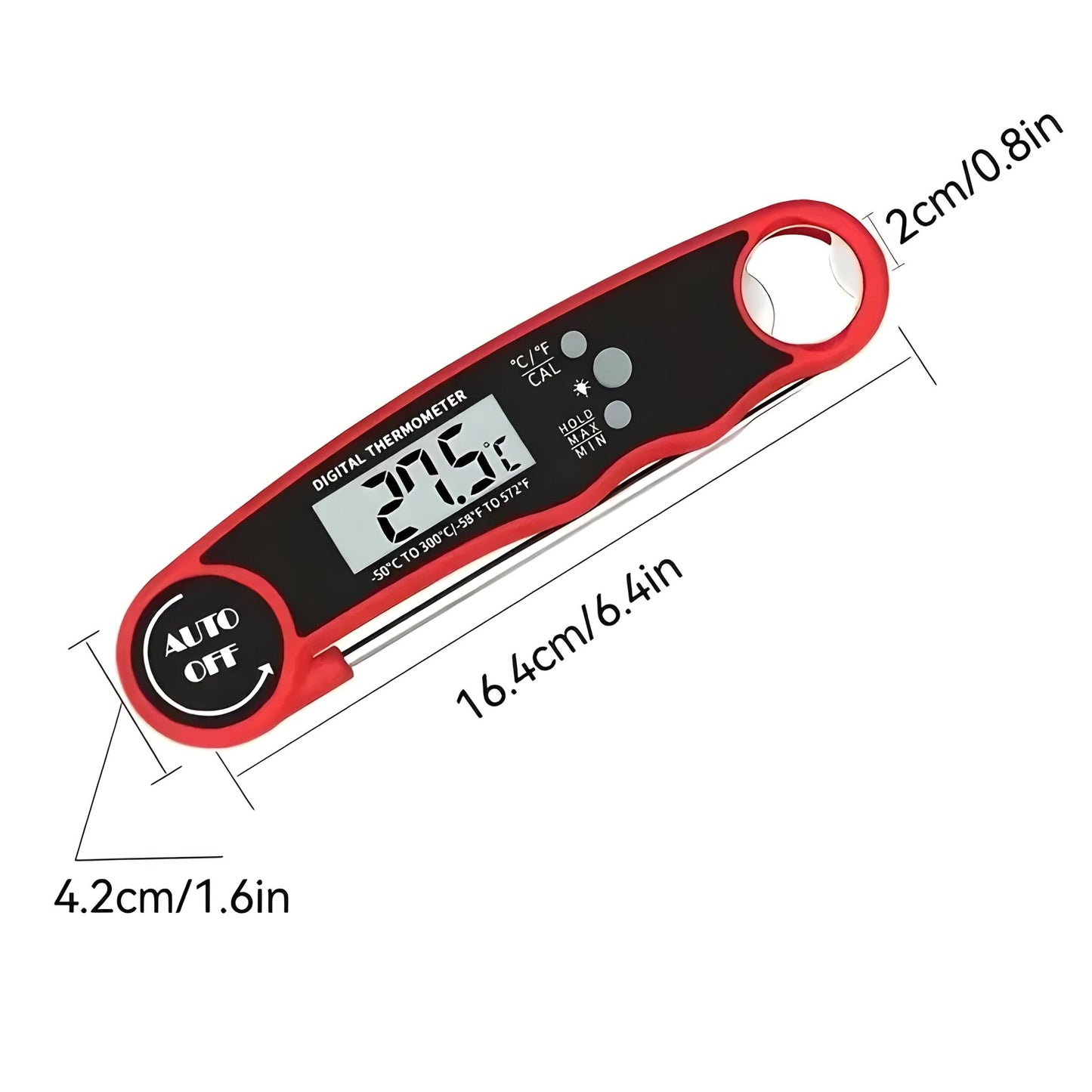 GrillGenius - Foldable Digital Meat Thermometer - VeleHome™