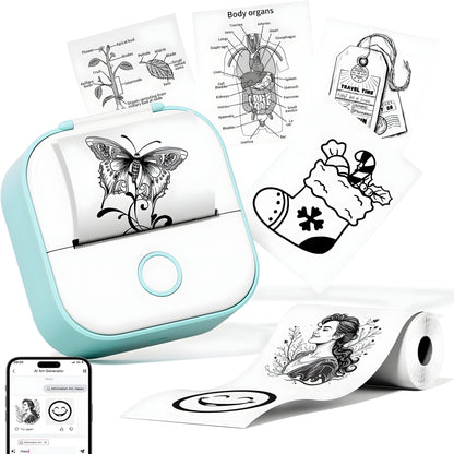 PrintGo - Portable Inkless Adhesive Mini Printer - VeleHome™