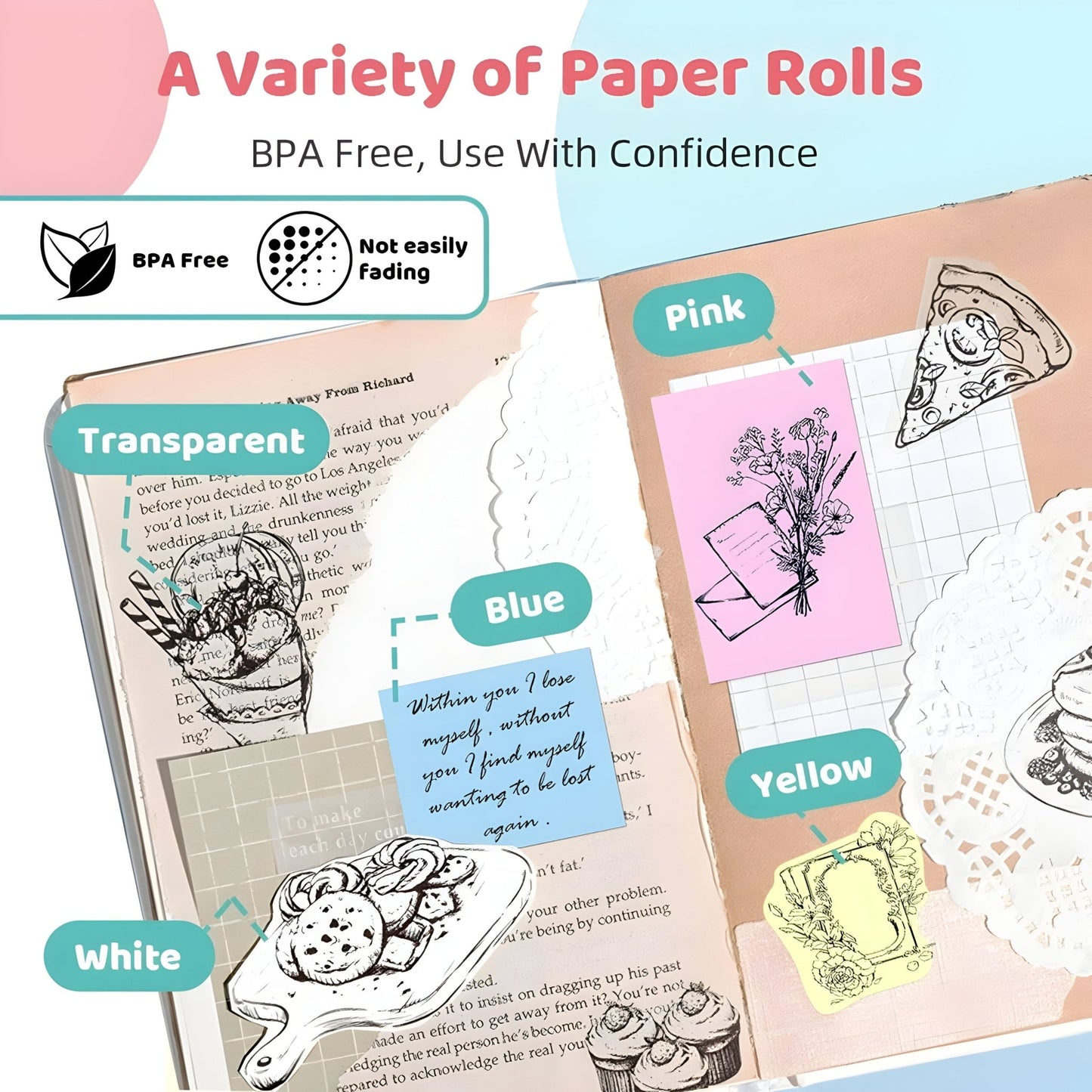 PrintGo - Portable Inkless Adhesive Mini Printer - VeleHome™