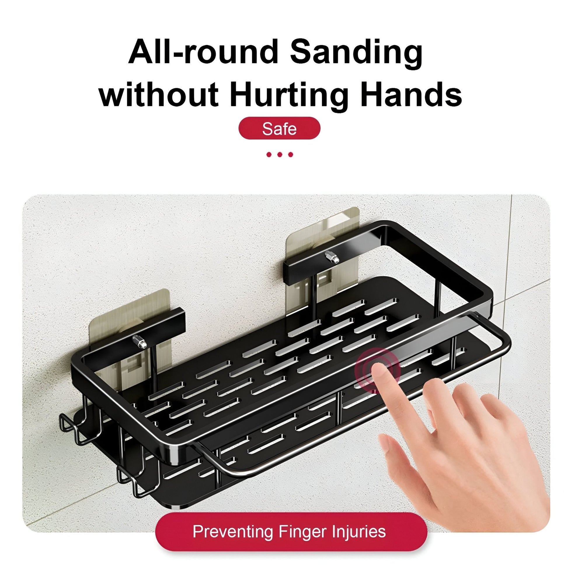 AquaNest - Self - Adhesive Shower Caddy - VeleHome™