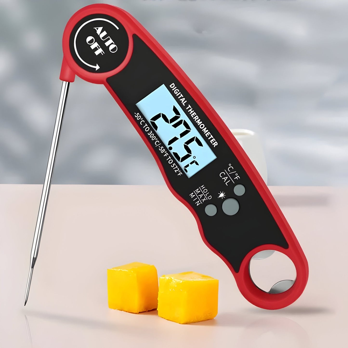 GrillGenius - Foldable Digital Meat Thermometer - VeleHome™