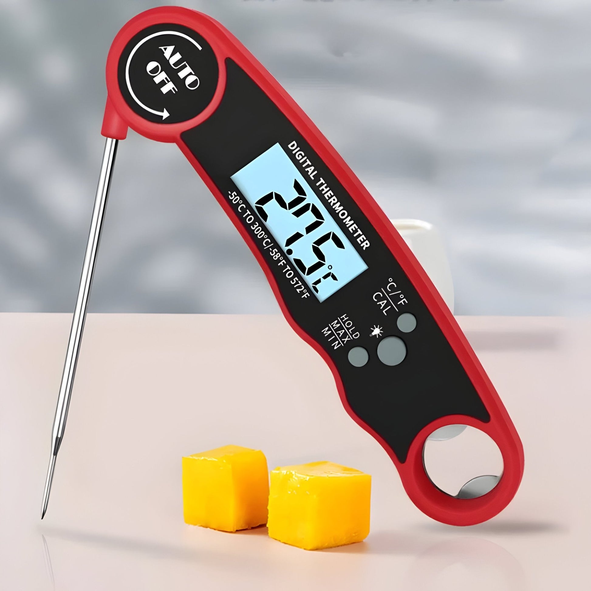 GrillGenius - Foldable Digital Meat Thermometer - VeleHome™