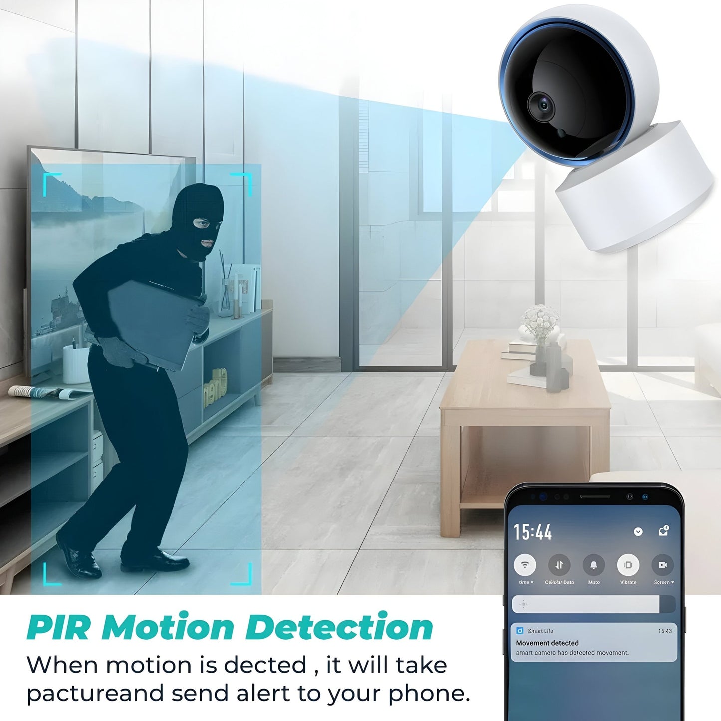 SmartVision - Indoor Smart Wi - Fi Camera - VeleHome™