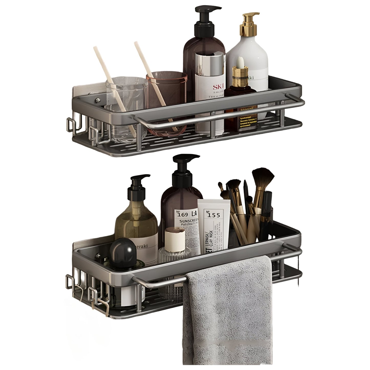 AquaNest - Self - Adhesive Shower Caddy - VeleHome™