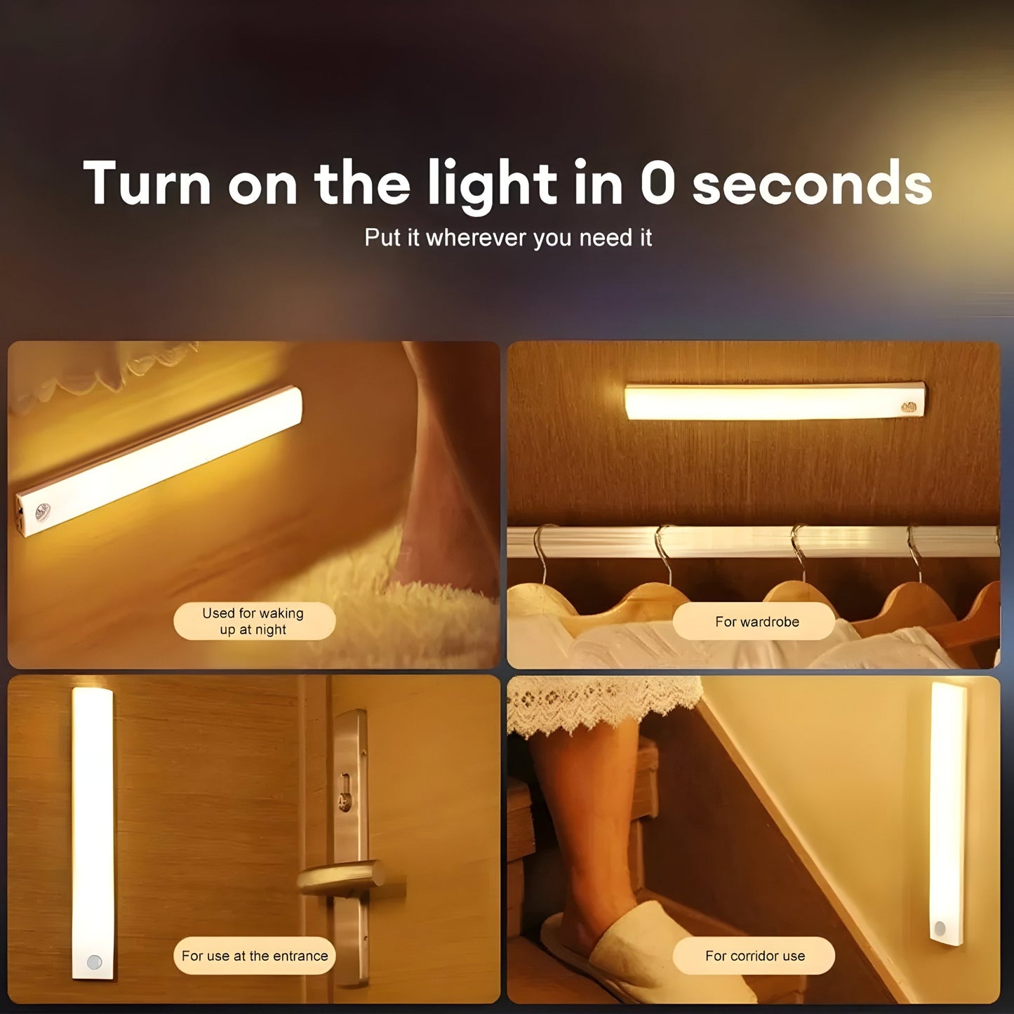 UnderGlow - Under Cabinet Motion Sensor LED Light - VeleHome™