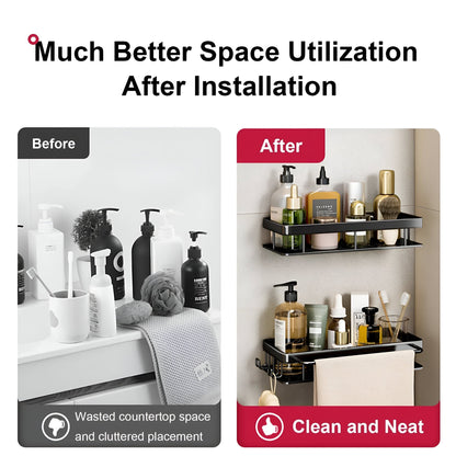 AquaNest - Self - Adhesive Shower Caddy - VeleHome™