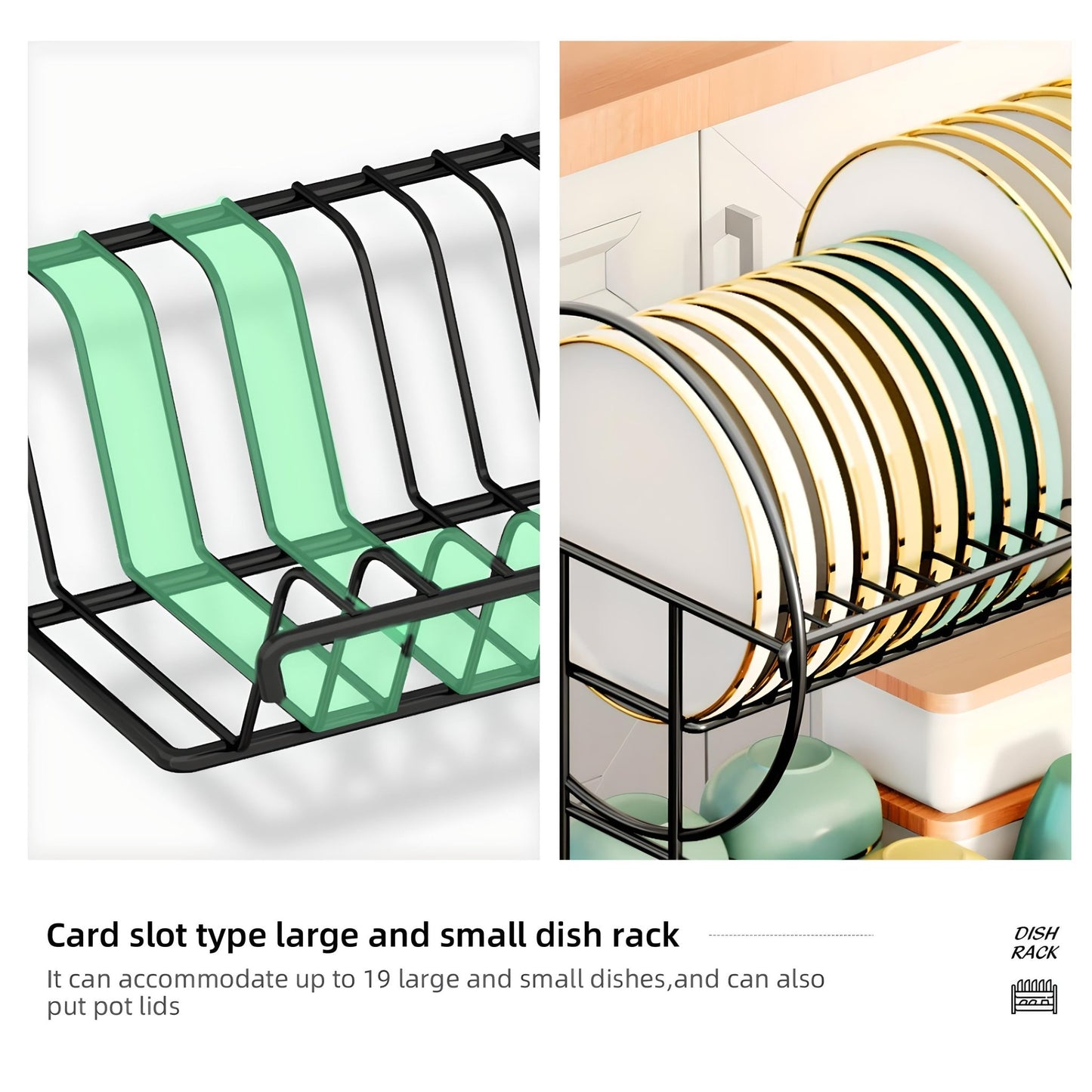2 - Tier Dish Drying Rack - VeleHome™