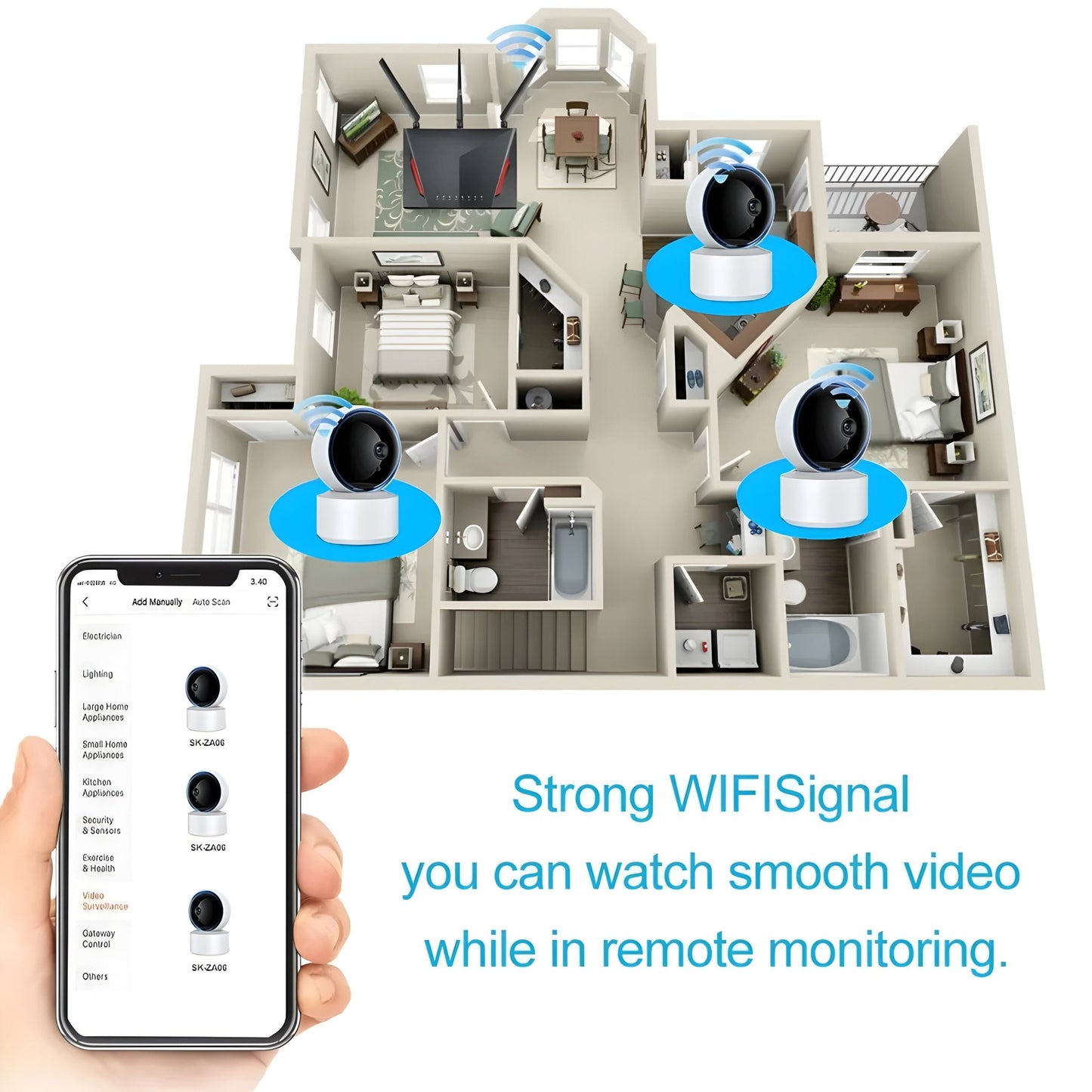 SmartVision - Indoor Smart Wi - Fi Camera - VeleHome™