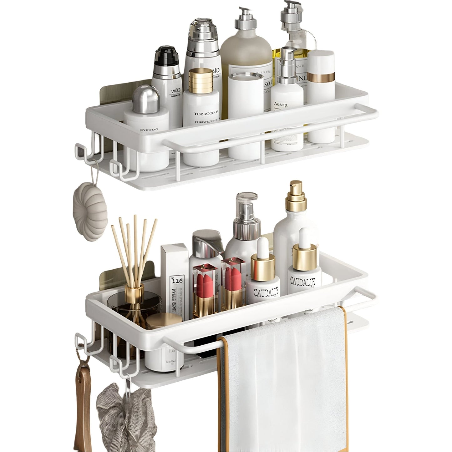 AquaNest - Self - Adhesive Shower Caddy - VeleHome™