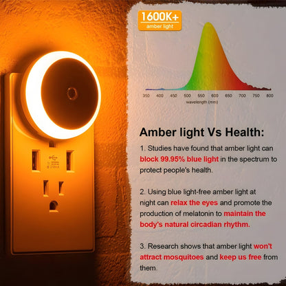 GlowBee - Plug - in LED Night Light - VeleHome™