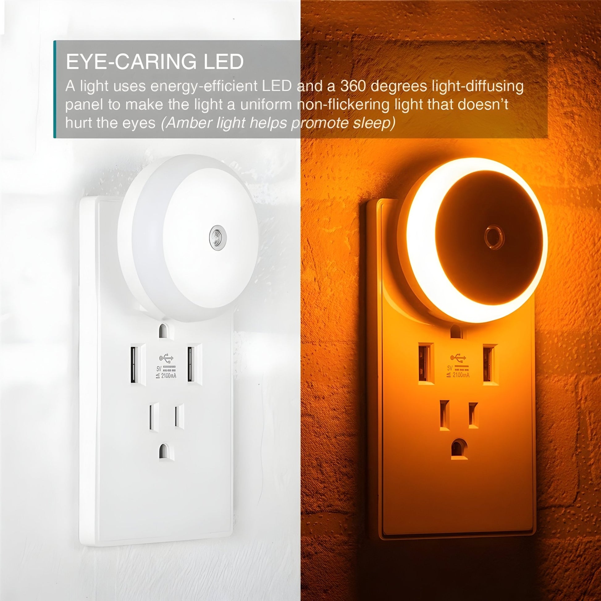 GlowBee - Plug - in LED Night Light - VeleHome™
