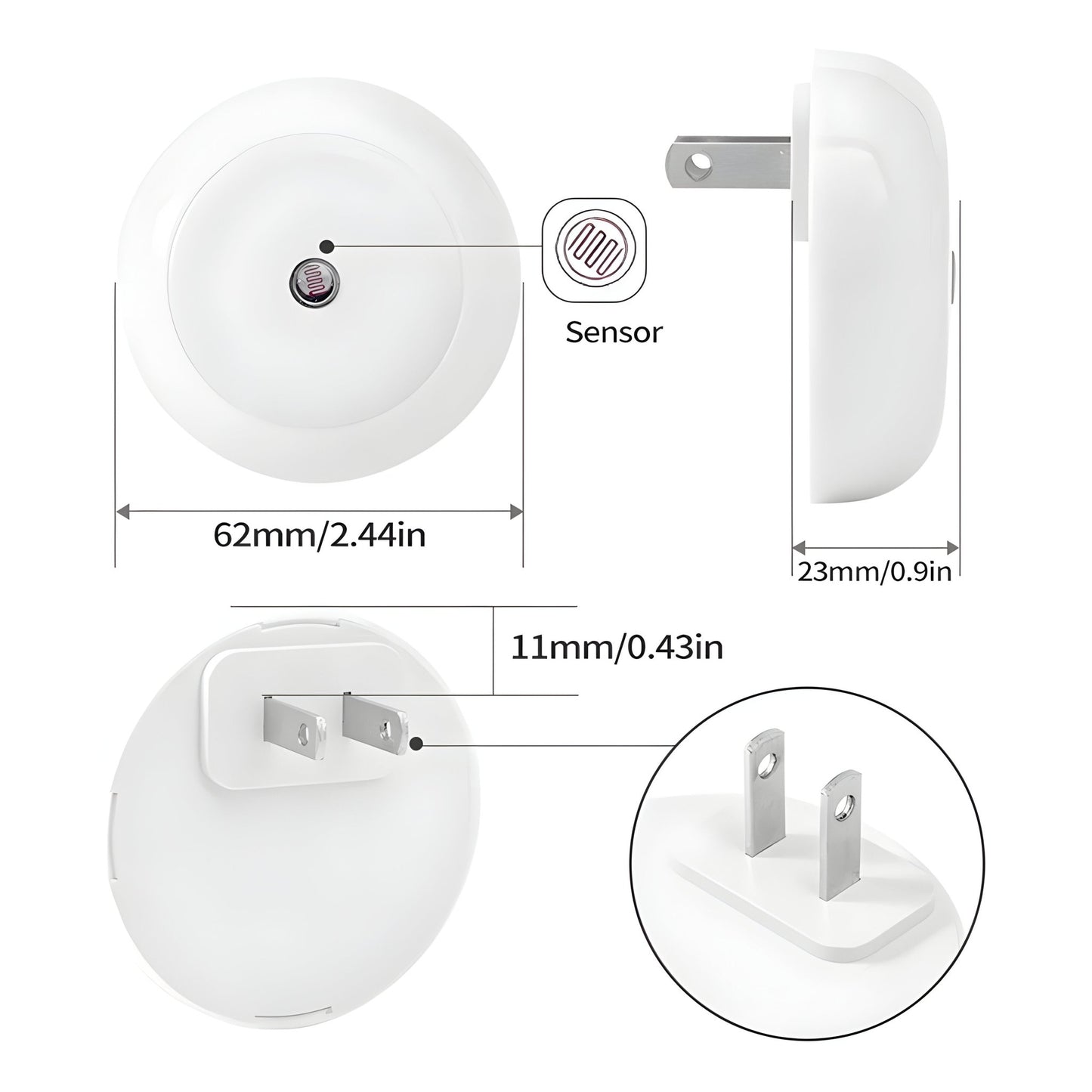 GlowBee - Plug - in LED Night Light - VeleHome™