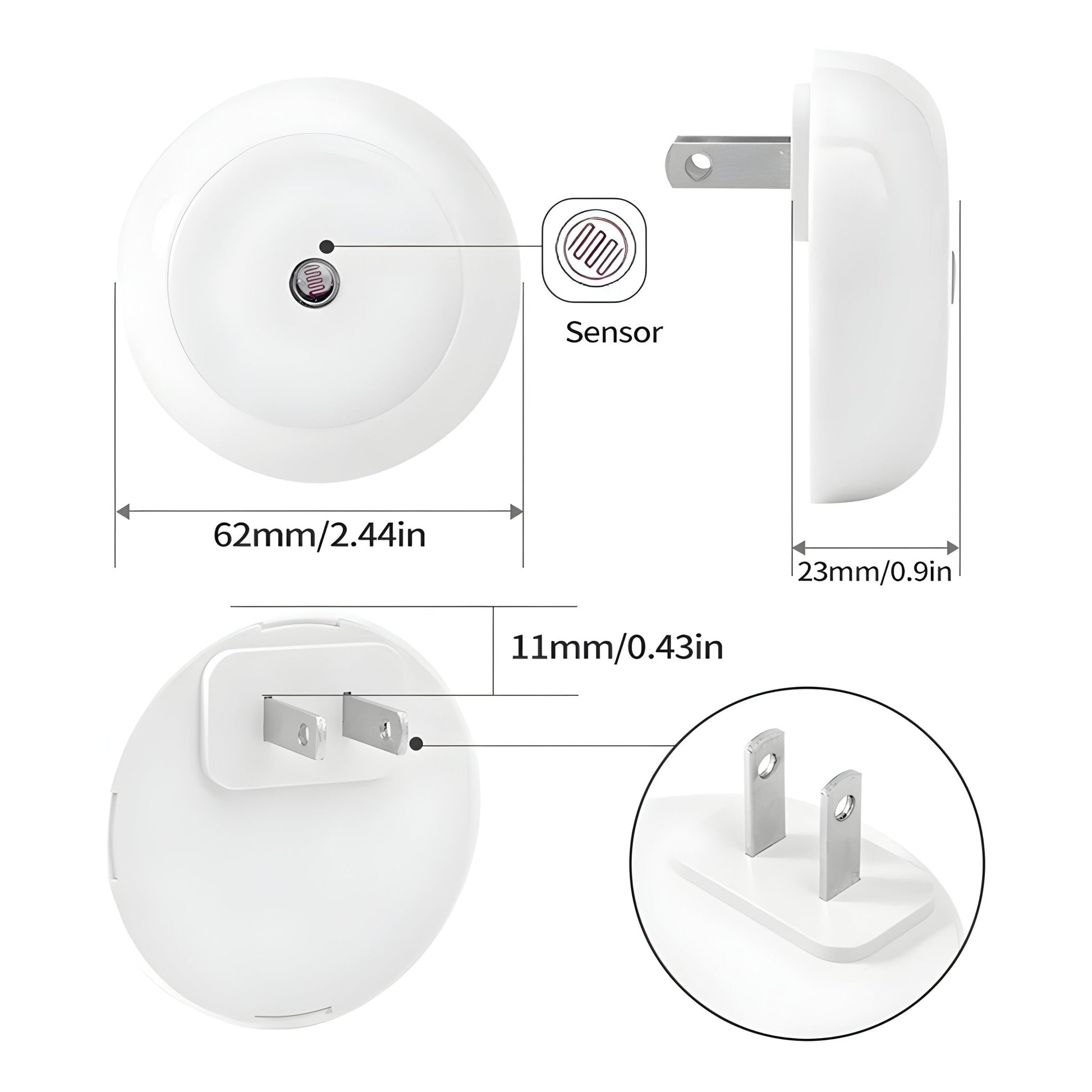 GlowBee - Plug - in LED Night Light - VeleHome™