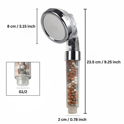 AquaFlow - High Pressure Shower Head with Filter - VeleHome™