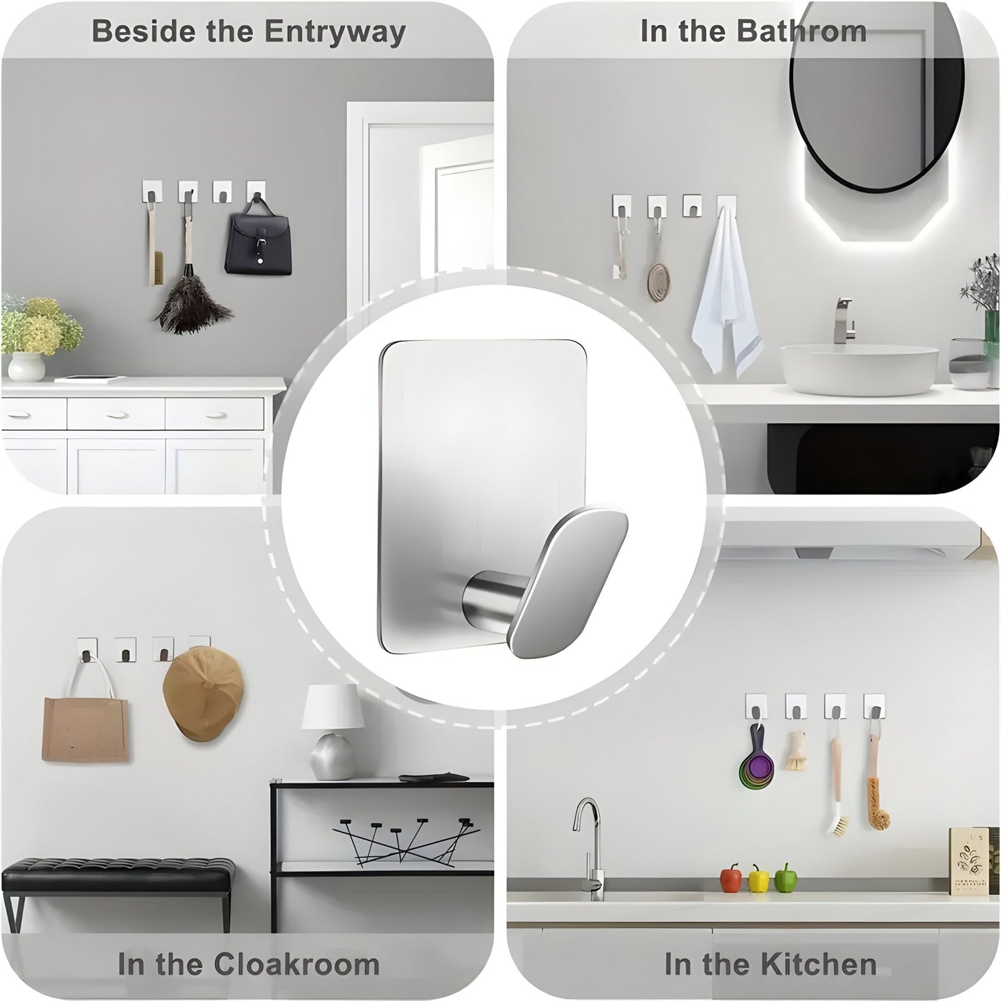 Self - Adhesive Wall Hooks - VeleHome™