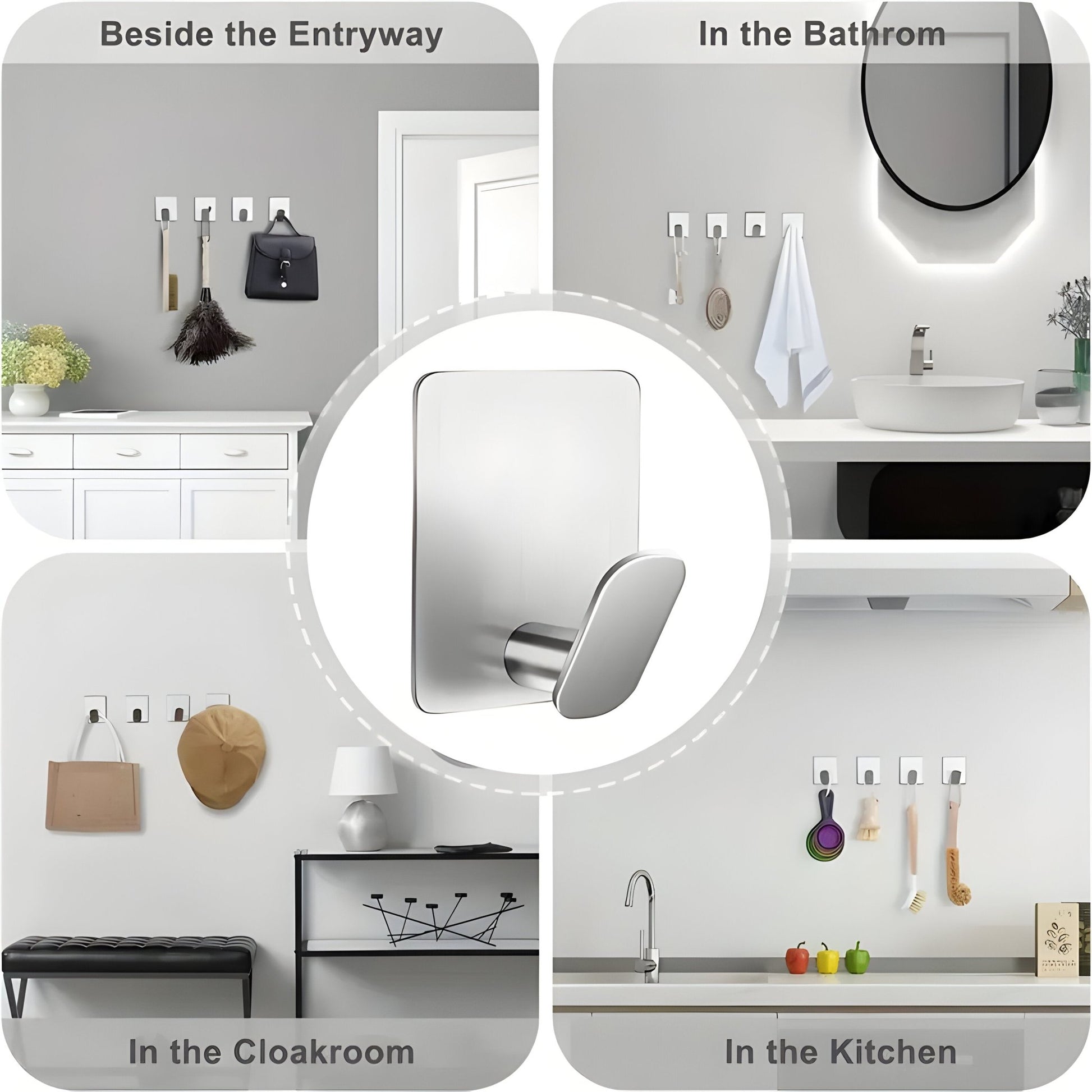 Self - Adhesive Wall Hooks - VeleHome™